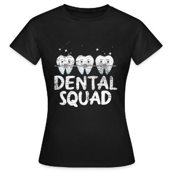 Bretelles de dentiste - T-shirt Femme - noir - Devant - AI Model Female 172 dark (172cm)