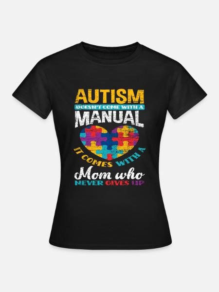 Autismus Mutter - Frauen T-Shirt - Schwarz