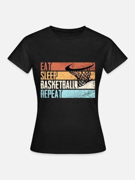 Basketball Kinder Basketballspieler Geschenke - Frauen T-Shirt - Schwarz