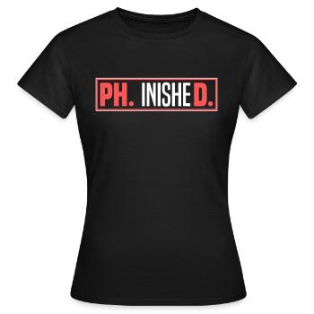 Promotion Student Doktortitel - Frauen T-Shirt - Schwarz - Vorne - AI Model Female 172 dark (172cm)