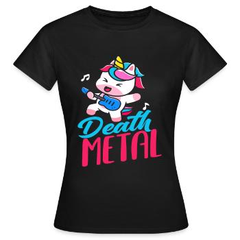 Death metal - T-shirt Femme - noir - Devant - AI Model Female 172 dark (172cm)