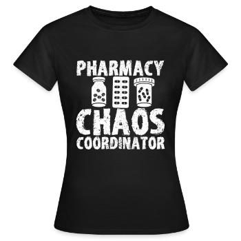 Apotheker Geschenk, Apotheke Pharmazie, Apotheker - Frauen T-Shirt - Schwarz - Vorne - AI Model Female 172 dark (172cm)