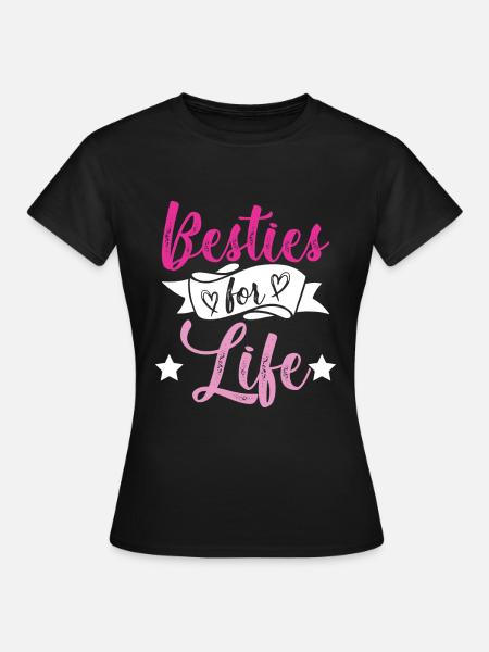 bester freunde - Frauen T-Shirt - Schwarz
