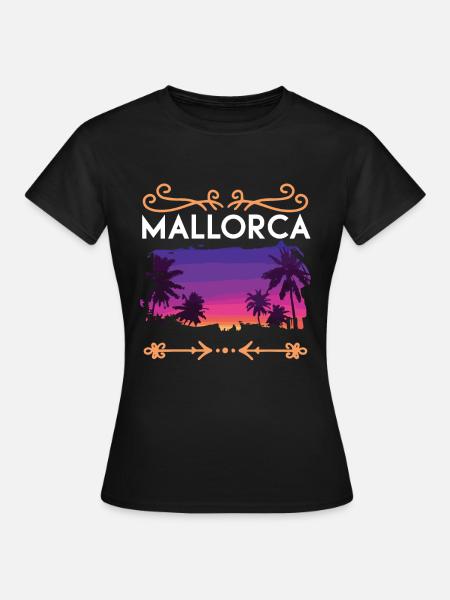 Mallorca - Frauen T-Shirt - Schwarz