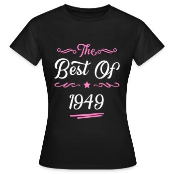 1949 best of - T-shirt Femme - noir - Devant - AI Model Female 172 dark (172cm)