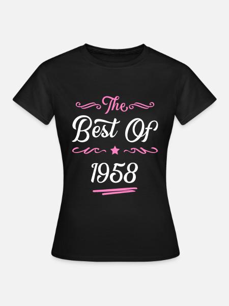 1958 best of - Frauen T-Shirt - Schwarz