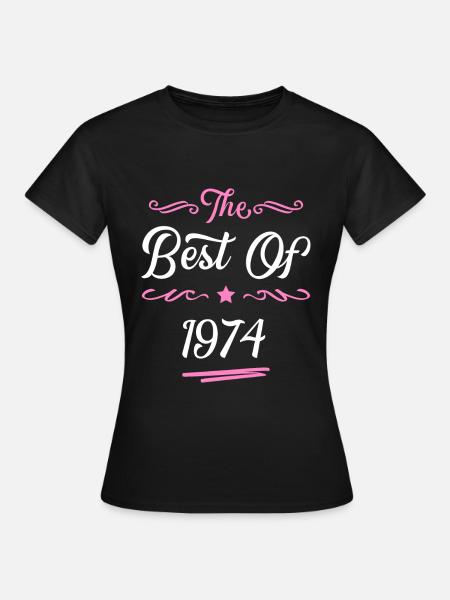 1974 best of - Frauen T-Shirt - Schwarz