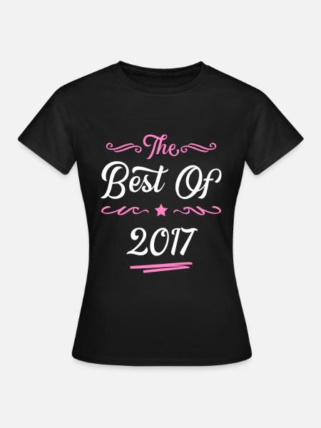 2017 best of - Frauen T-Shirt - Schwarz