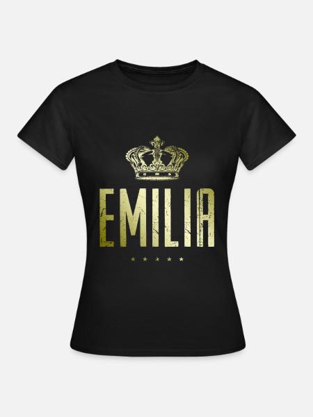 Emilia - Frauen T-Shirt - Schwarz