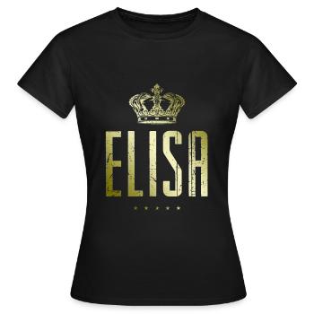TEST ELISA - T-shirt Femme - noir - Devant - AI Model Female 172 dark (172cm)