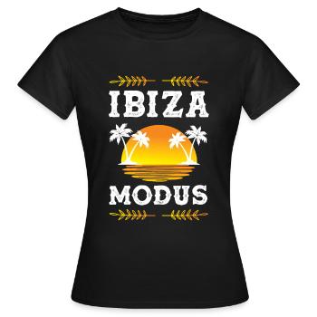 Ibiza Mode - Women's T-Shirt - black - Front - AI Model Female 172 dark (172cm)