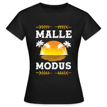 Malle Mode - T-shirt Femme - noir - Devant - AI Model Female 172 dark (172cm)