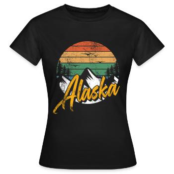 Alaska - T-shirt Femme - noir - Devant - AI Model Female 172 dark (172cm)