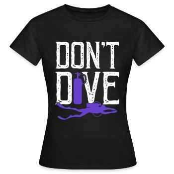 plongeurs plongeurs - T-shirt Femme - noir - Devant - AI Model Female 172 dark (172cm)