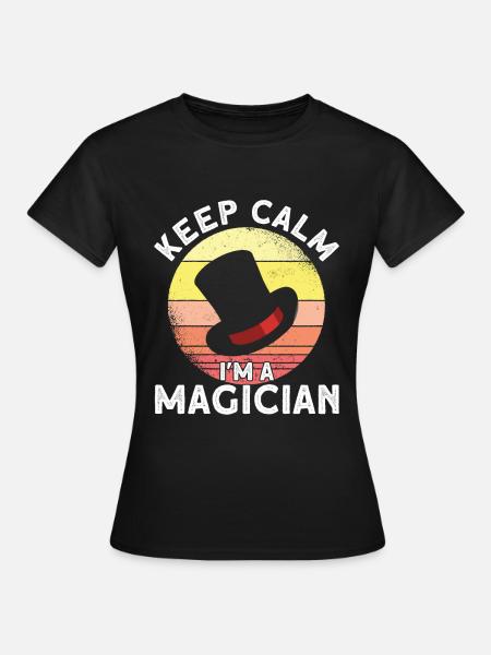 Magician Party Magic Tricks Performer Magician - Frauen T-Shirt - Schwarz