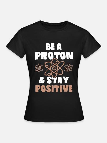 atom Wissenschaft - Frauen T-Shirt - Schwarz