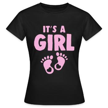 petite fille fille - T-shirt Femme - noir - Devant - AI Model Female 172 dark (172cm)