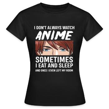 Anime - T-shirt Femme - noir - Devant - AI Model Female 172 dark (172cm)