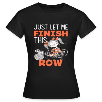 Crochet Crochet - T-shirt Femme - noir - Devant - AI Model Female 172 dark (172cm)