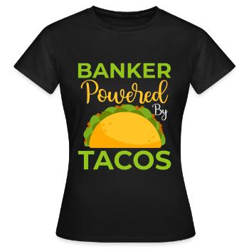 Banquier Banque Argent Banquier - T-shirt Femme - noir - Devant - AI Model Female 172 dark (172cm)