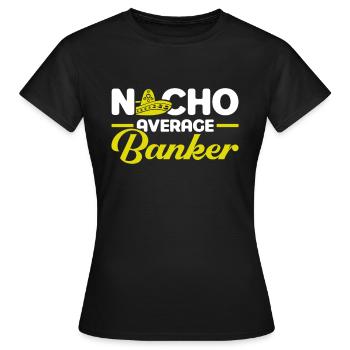 Bänker Bank Geld Banker - Frauen T-Shirt - Schwarz - Vorne - AI Model Female 172 dark (172cm)