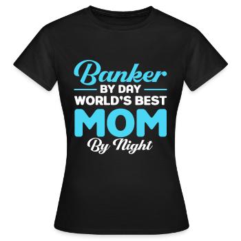 Bänker Bank Geld Banker - Frauen T-Shirt - Schwarz - Vorne - AI Model Female 172 dark (172cm)
