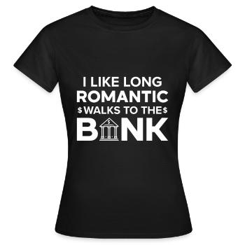 Bänker Bank Geld Banker - Frauen T-Shirt - Schwarz - Vorne - AI Model Female 172 dark (172cm)