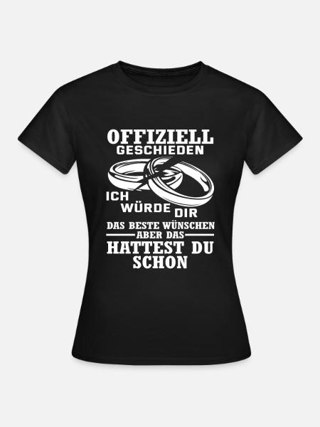 Offiziel Gescheiden Scheidung - Frauen T-Shirt - Schwarz