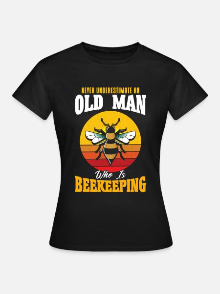 Imkerei Bienenzüchter Biene Honig Imker - Dame-T-shirt - sort