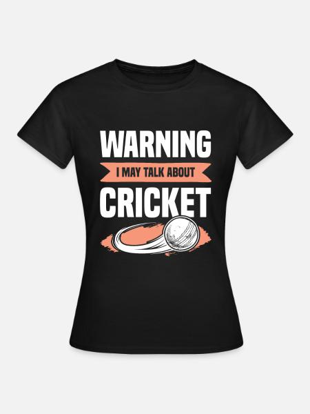 cricket sport - Frauen T-Shirt - Schwarz