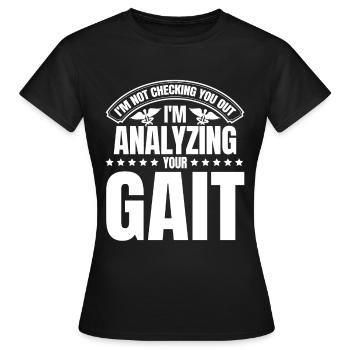 Physiotherapie Physiotherapeut Physio - Frauen T-Shirt - Schwarz - Vorne - AI Model Female 172 dark (172cm)