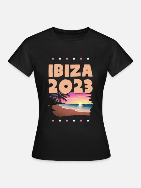 Ibiza 2023 - Frauen T-Shirt - Schwarz