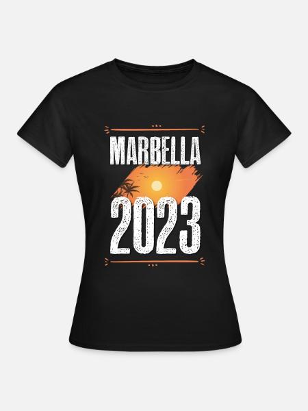 Marbella 2023 - Frauen T-Shirt - Schwarz