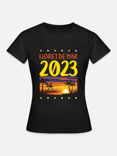 Lloret De Mar 2023 - Frauen T-Shirt - Schwarz