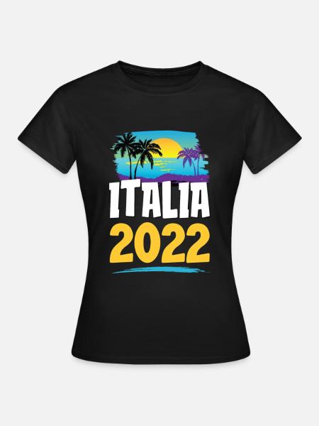 Italia 2023 - Frauen T-Shirt - Schwarz
