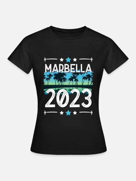 Marbella 2023 - Frauen T-Shirt - Schwarz