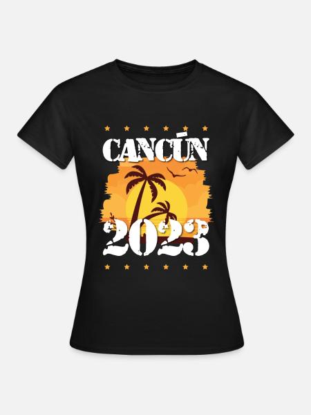 Cancun 2023 - Frauen T-Shirt - Schwarz
