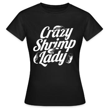 Amateurs de fruits de mer Cadeau Fruits de mer - T-shirt Femme - noir - Devant - AI Model Female 172 dark (172cm)