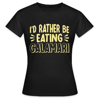 Amateurs de fruits de mer Cadeau Fruits de mer - T-shirt Femme - noir - Devant - AI Model Female 172 dark (172cm)