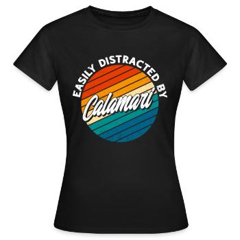 Amateurs de fruits de mer Cadeau Fruits de mer - T-shirt Femme - noir - Devant - AI Model Female 172 dark (172cm)