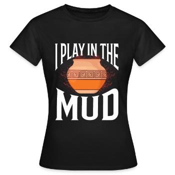 Ceramic Oven Cermaicist Ceramic Clay Oven Pot - Women's T-Shirt - black - Front - AI Model Female 172 dark (172cm)