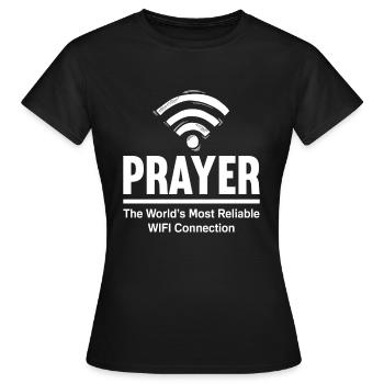 Pasteur Pasteur Prédicateur Dieu - T-shirt Femme - noir - Devant - AI Model Female 172 dark (172cm)