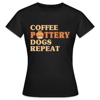 Ceramic Oven Cermaicist Ceramic Clay Oven Pot - Women's T-Shirt - black - Front - AI Model Female 172 dark (172cm)