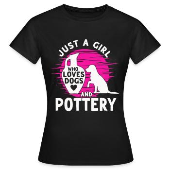 Ceramic Oven Cermaicist Ceramic Clay Oven Pot - Women's T-Shirt - black - Front - AI Model Female 172 dark (172cm)