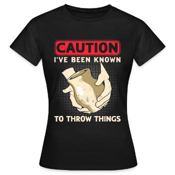 Ceramic Oven Cermaicist Ceramic Clay Oven Pot - Women's T-Shirt - black - Front - AI Model Female 172 dark (172cm)