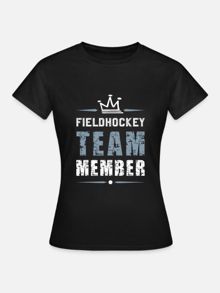 Feldhockey Team - Frauen T-Shirt - Schwarz