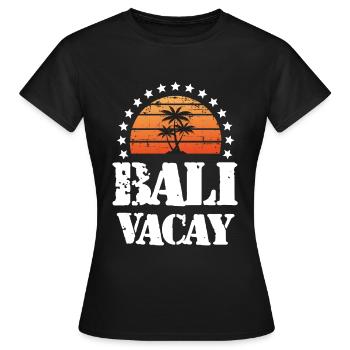 Tourisme Bali - T-shirt Femme - noir - Devant - AI Model Female 172 dark (172cm)