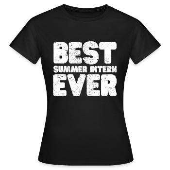 Stagiaire Cadeau Stagiaire non rémunéré - T-shirt Femme - noir - Devant - AI Model Female 172 dark (172cm)