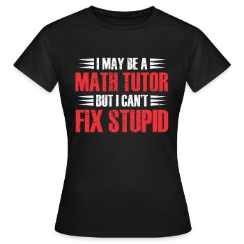Tuteur Cadeau Tuteur - T-shirt Femme - noir - Devant - AI Model Female 172 dark (172cm)