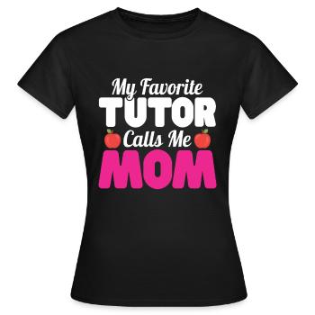 Tuteur Cadeau Tuteur - T-shirt Femme - noir - Devant - AI Model Female 172 dark (172cm)